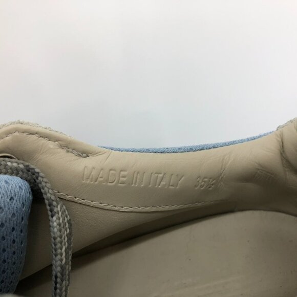 MM6 Maison Margiela Classic Chunky Platform Suede Sneakers Grey Blue Multi 5.5 - Picture 5 of 16